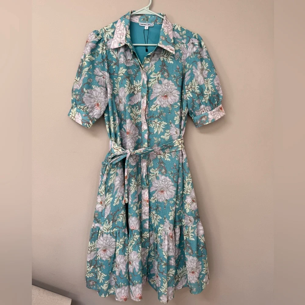 Yakira Bella Esme Dress – Blue Floral – Small – NWOT - Picture 2 of 10